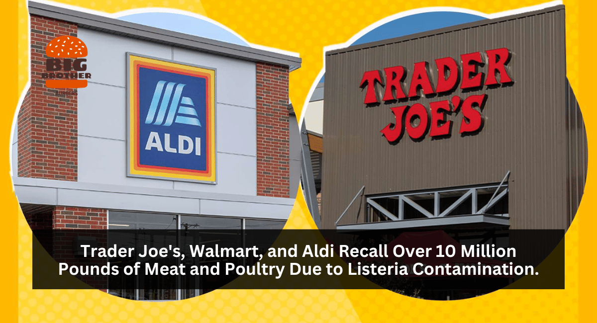 Trader Joe's, Walmart, and Aldi Recall Over 10 Million Pounds of Meat and Poultry Due to Listeria Contamination.