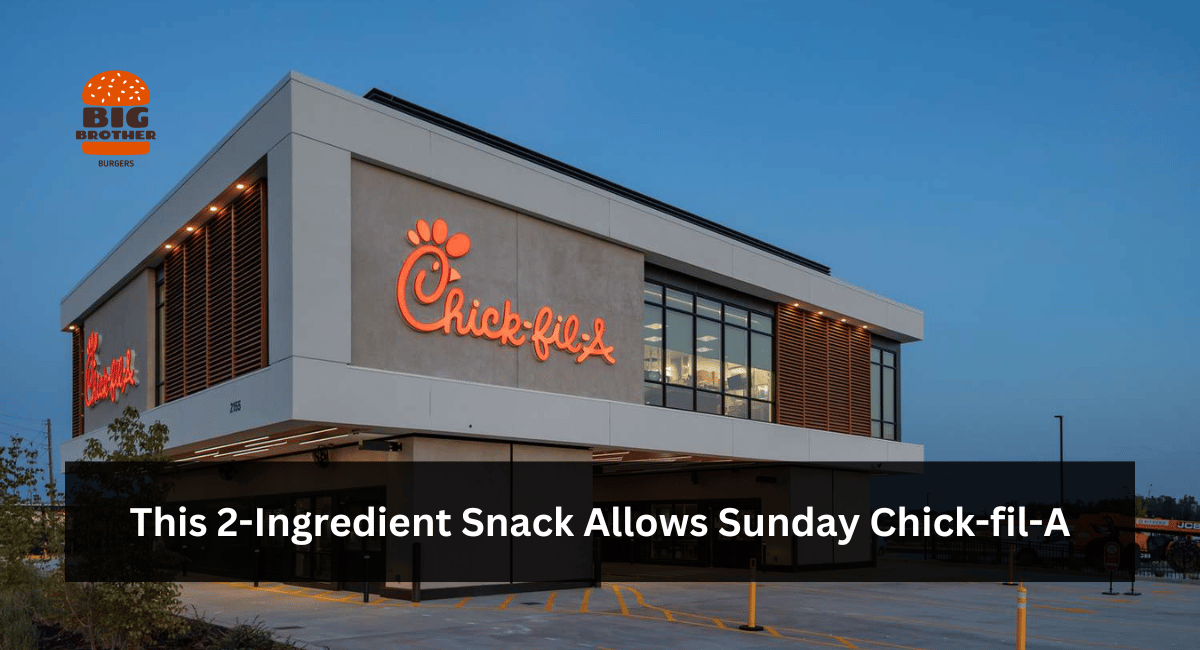 This 2-Ingredient Snack Allows Sunday Chick-fil-A