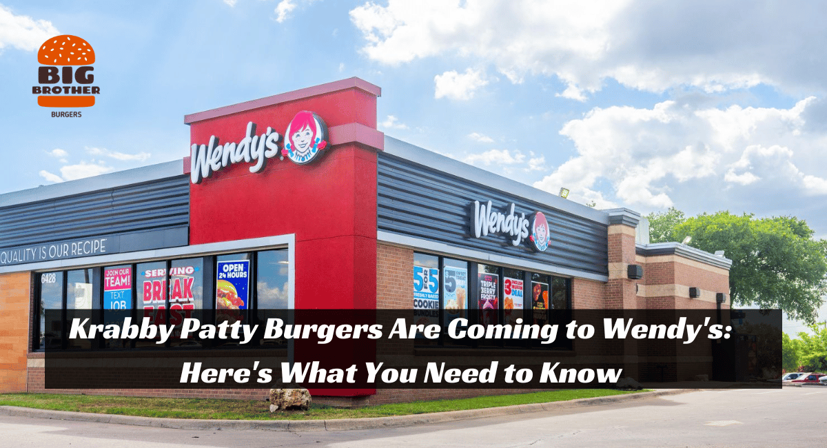 Krabby Patty Burgers Are Swimming To Wendy's Menus